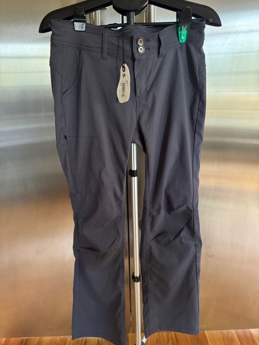 Prana Women’s Cargo Pants in Charcoal Gray